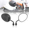 2Pc Rearview Mirror Reflector Reversing Mirror Universal Replacement for Motorcycle E-bike Scooter 360 Degree Adjustable