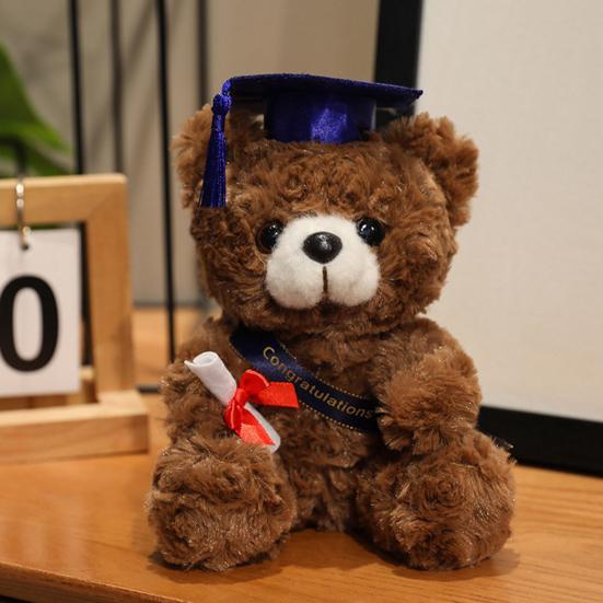 Персонализированные подарки на выпускной 2026 года для нее, Плюшевый мишка 7 дюймов, Мягкая плюшевая талисман-выпускник для колледжа, старшей школы, Подарки на выпускной из класса