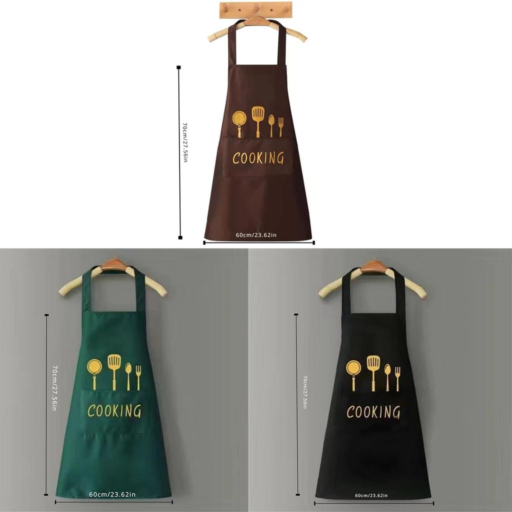 Фартук водонепроницаемый маслостойкий можно вытирать руки кухонная рабочая одежда домашняя готовка уборка мужчины и женщины универсальный безрукавный фартук