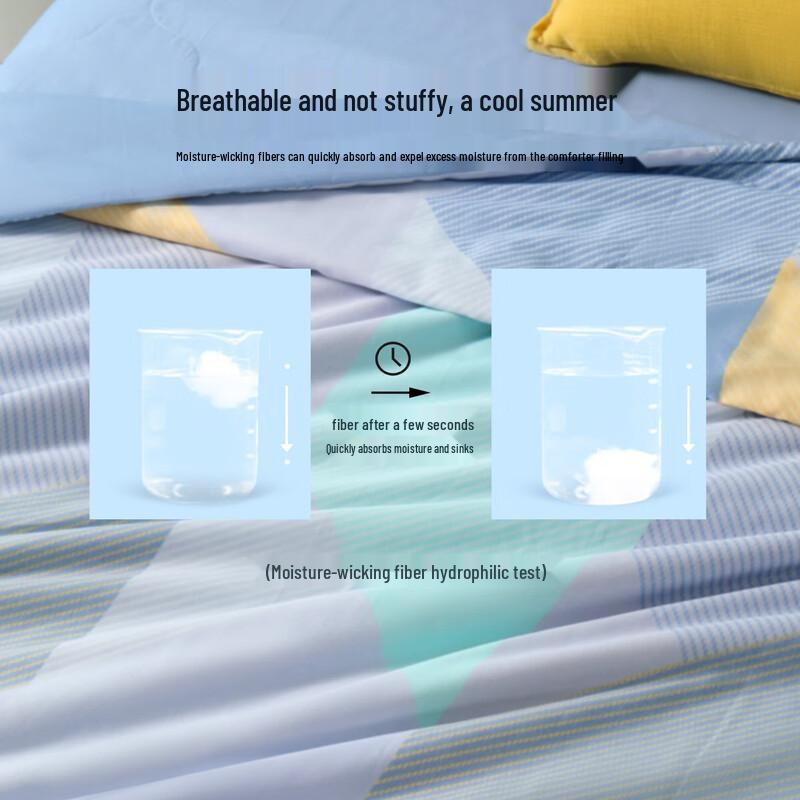 Mercury Home Textiles Моющаяся летняя охлаждающая стеганая одеяло