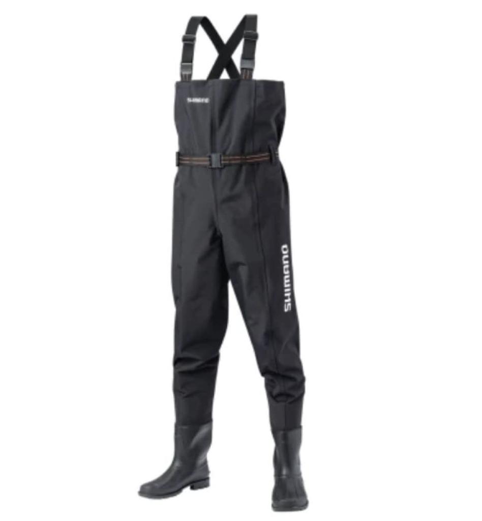 SHIMANO Hyper Waders Radial LL Black (Chest High, Sole)