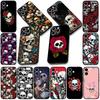 Чехол для Samsung Galaxy Note 20 9 8 S8 S10 S9 Plus A54 A33 A21S A31 M21 S10E A17 Coque Чехол для телефона Цветочный дизайн Череп Цветок Роза