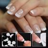 100Pcs 10 Sizes False Pre Design White French UV Gel Acrylic Nail Art Tips Makeup Tools
