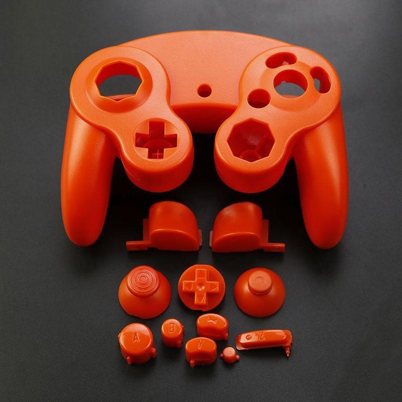 Transparent Clear Full Set Shell Housing with Buttons Mod Kit for GameCube NGC Controller DIY Custom Replacement Parts