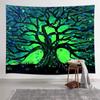 Красочное Древо Жизни гобелен психоделический лес хиппи искусство настенный гобелен спальня комната эстетическое украшение домашний декор