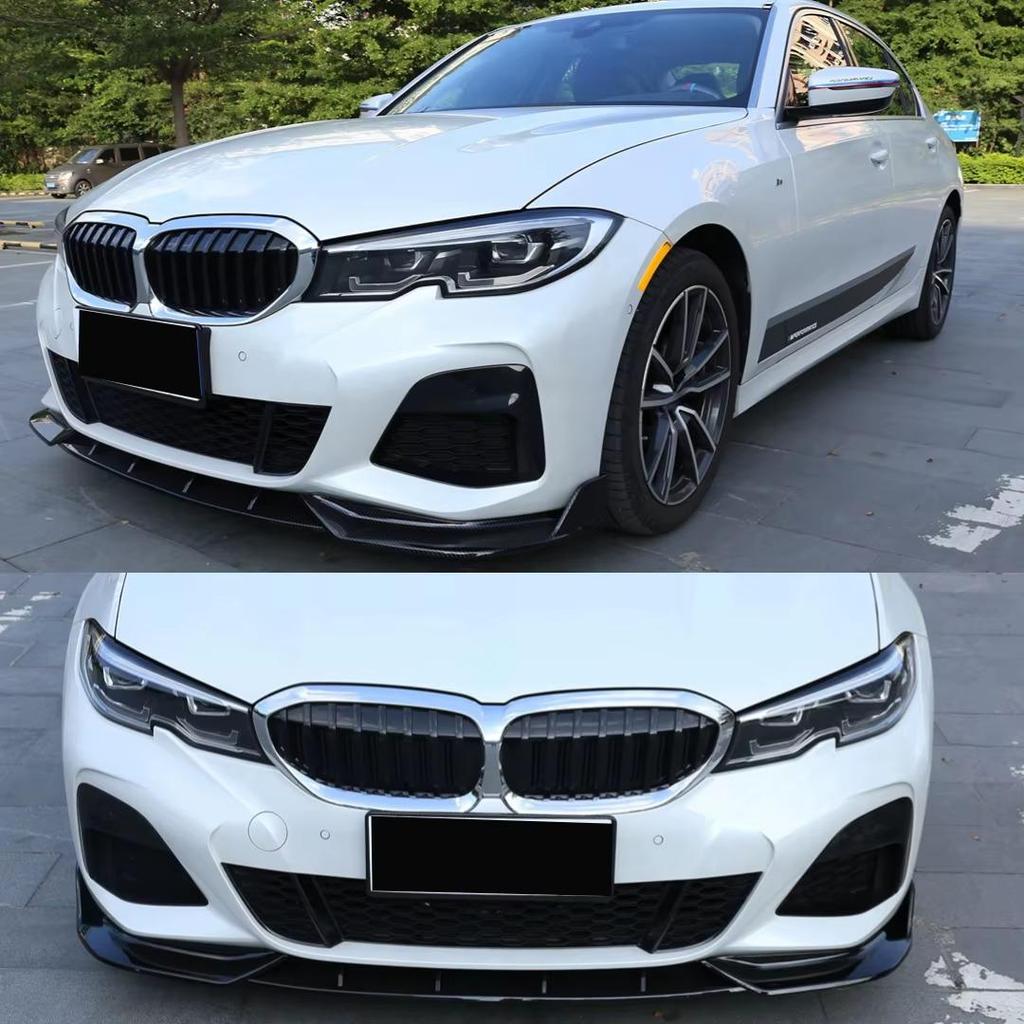 Комплект переднего сплиттера-спойлера Sport для BMW 3 серии G20/G28 2020-2022.