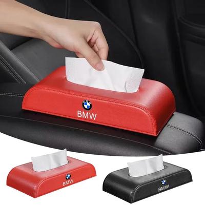 Кожаная салфетница для автомобиля для BMW 1 3 5 Серии F20 F21 F22 E87 E88 E90 E60 G30 E84 F10 F30 M X1 X3 X4 GT Автоаксессуары для интерьера