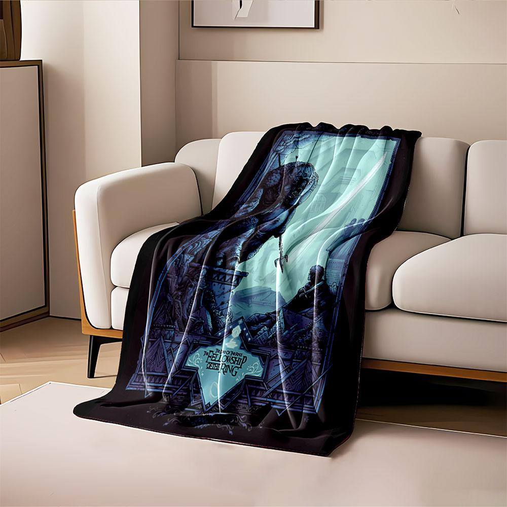 "Fellowship Ring Artwork Blanket" for all seasons blanket lunch break throw gift