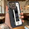 Винтажный Чехол-Телефон Кассетная Лента для Iphone 16 15 14 13 12 11 Pro Max Mini Ударопрочный Защитный Жесткий Чехол с Защитой от Царапин
