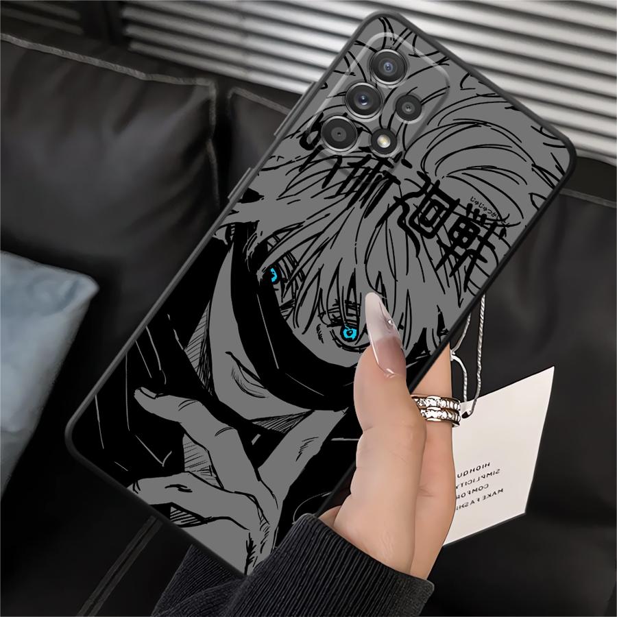 Мягкий задний чехол-бампер для Samsung Galaxy A10 A20 Note 20 Ultra 9 10 A05 A03 A01 A02 A04 A06 A30 A40 A50 A70 Аниме J-ujutsu