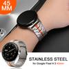 Нержавеющая сталь Ремешок для часов Google Pixel Watch 4 3 45 мм Роскошный ремешок для GOOGLE PIXEL WATCH 3 4 45MM Аксессуары Наручный ремешок