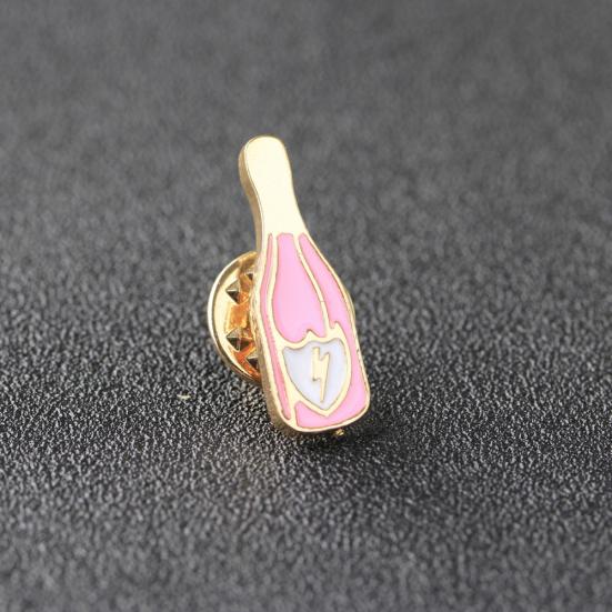 Брошь с мультяшным эмалевым котом, винной розой, булавкой, джинсовой сумкой, воротником рубашки