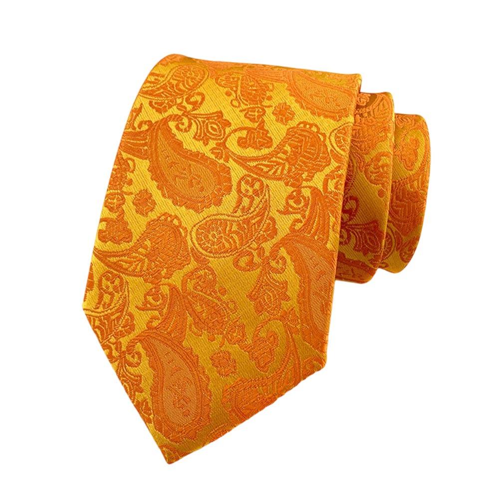 Fashion 8cm Men Necktie Business Vintage Paisley Tie Adjustable Neck Wear Wedding