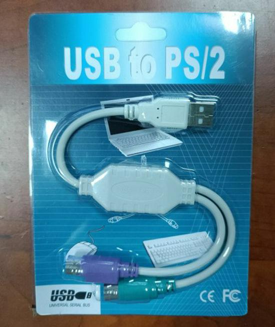 Кабель-адаптер USB - PS2: Преобразовать Клавиатуру/Мышь в PS/2 Гнездо