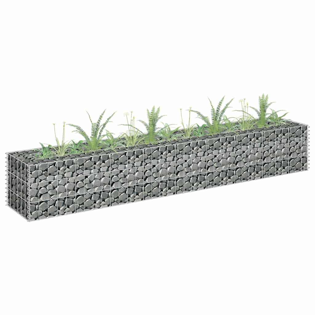 Gabion Raised Bed Galvanized Steel 180 * 30 * 30 cm