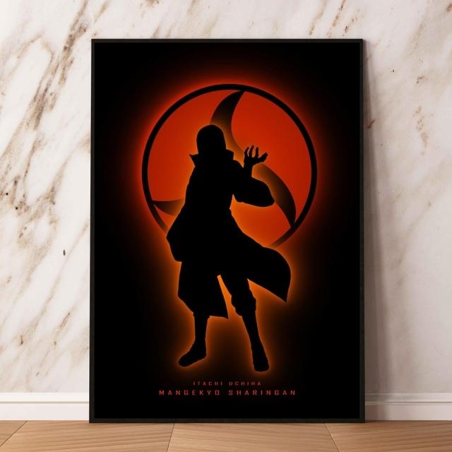 Художественные работы на холсте, живопись Наруто Неха Обито, рождественский подарок, украшение стены, комиксы