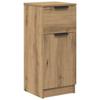 VidaXL Buffet chêne artisanal 30x30x70 cm bois d'ingénierie, armoire, meuble de rangement, organisateur de maison, placard, 856953