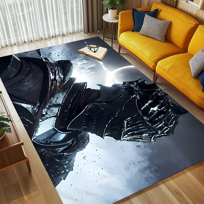 Knight Armor Living Room Nonslip Area Rug Soft Carpet For Bedroom Game Playroom Sofa Office Home Decor Doormat Christmas Gift C929768