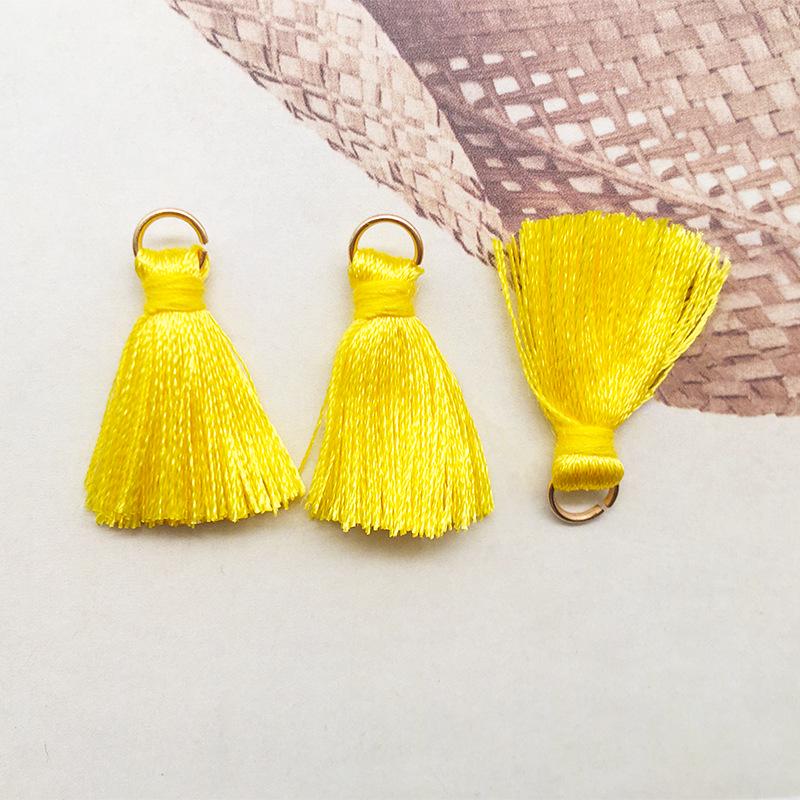 Multicolor Handmade Tassel Earrings & Keychain Bag Pendant