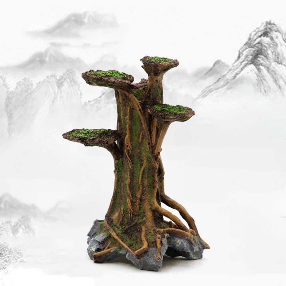 Play Sleep Искусственные украшения для деревьев Украшения для аквариума Ландшафтный дизайн для аквариума Аксессуары для ландшафтного дизайна