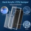 Подходит для Samsung S24 Ultra Прозрачный чехол для мобильного телефона TpuS25 Акриловый S22 Карта S23 Защитный чехол NOTE20