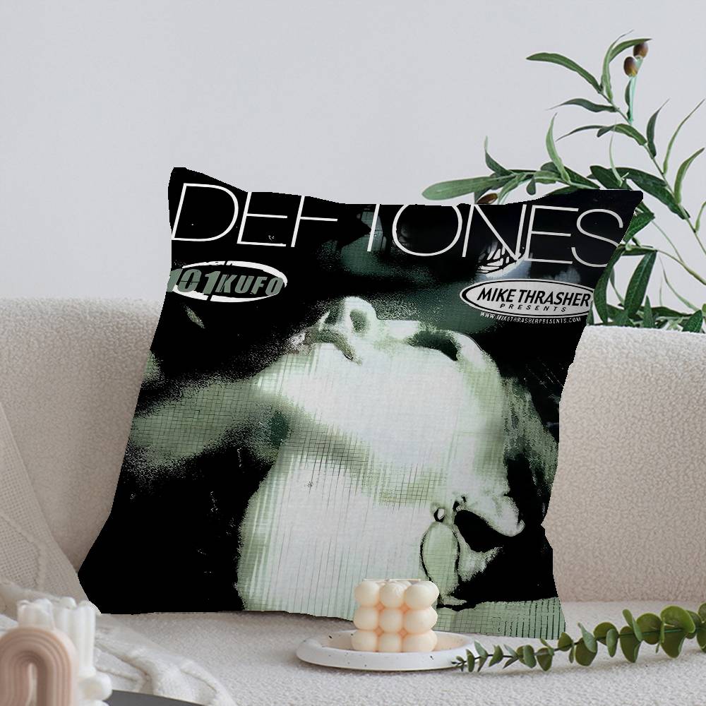 DDeftones Office Cushion Pillowcase Car Cushion CoverXCM Lumbar Pillowcase Sofa Pillowcover