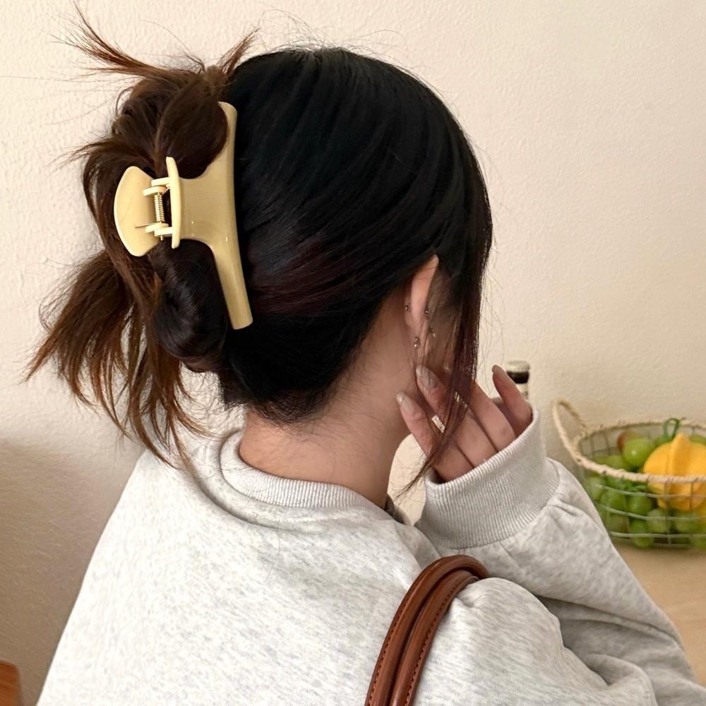 Raspberry Color Hollow Hair Clip Polka Dot Hairpin Fashion Hair Claw Clip  Headdress