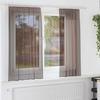 VidaXL Voile Curtains with Eyelets 2 Pcs Brown, Net Curtain, Sheer Curtain, Window Voile, Treatment of 4102262