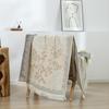 Ethnic Style Oversized Pure Cotton Jacquard Bath Towel with Tassels - Thickened Multi-layer Gauze.