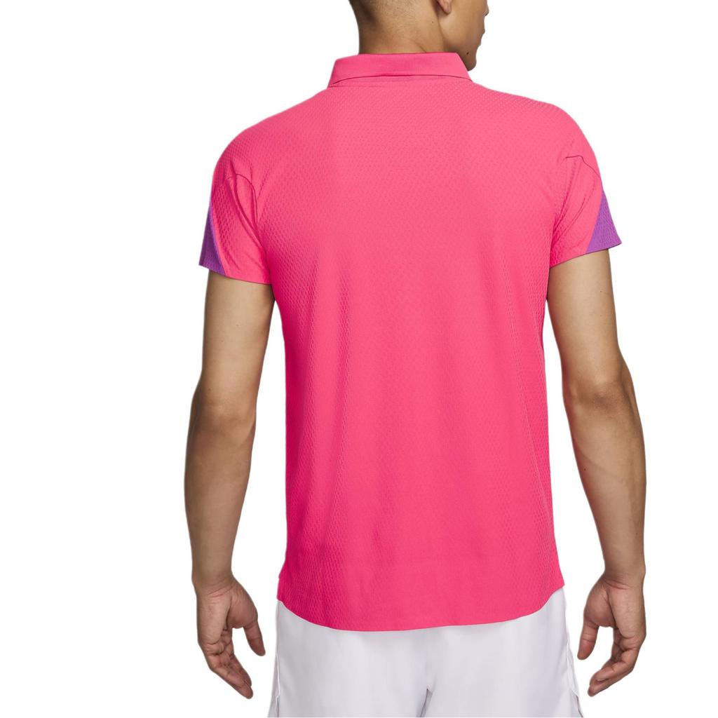 Nike Court Slam Dri-FIT ADV Tennis Moisture-Wicking Slim Fit Polo Shirt Men Polo Shirts Hot-Purple Purple Mystic-Rose FQ2015-518