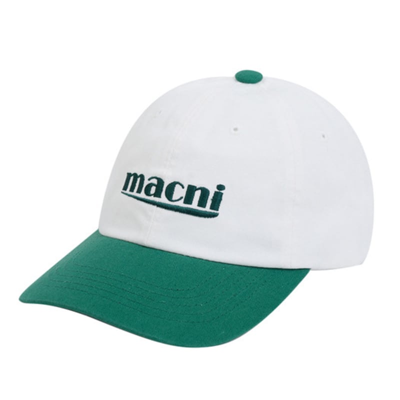 macni SIGNATURE LOGO MIX BALL CAP_GREEN