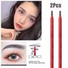 2-piece Waterproof Eyebrow Pencil Long and Lasting Eyebrow Tattoo Color Tone Professional Makeup Eyebrow Pencil XYZ