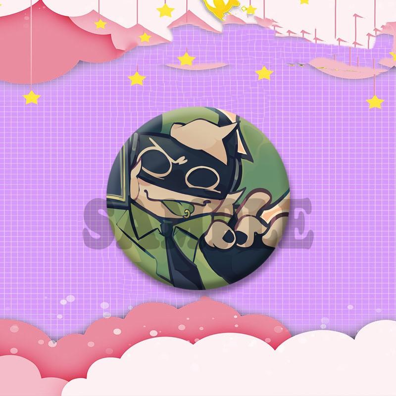 Funny Subspace Sword Medkit Meme Badge Anime Game P-Phighting Lapel Pins Cartoon Brooch for Bag Hat Ornament Friend Jewelry Gift