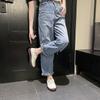 Large Size Spring and Summer Cow Tendon Soft Soled Mom Shoes, Women's Casual Versatile Single Shoes
