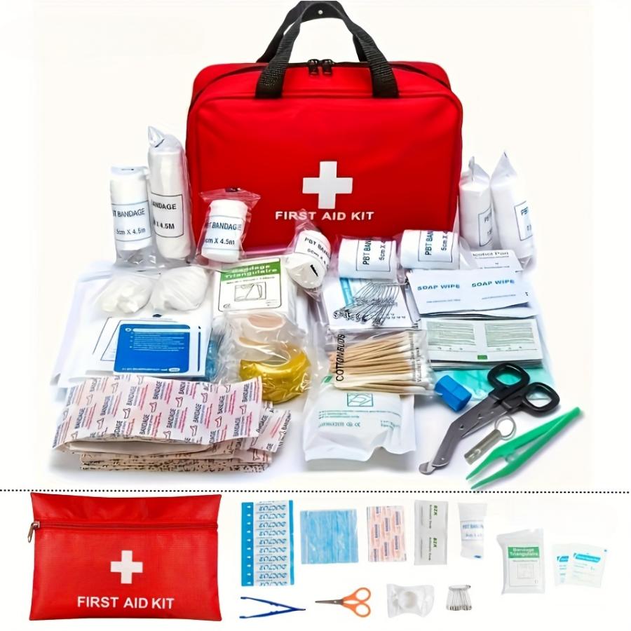 12/22 шт., полные наборы, портативная мини-наружная водонепроницаемая аптечка для неотложной медицинской помощи, автомобильного путешествия, пешего туризма, кемпинга