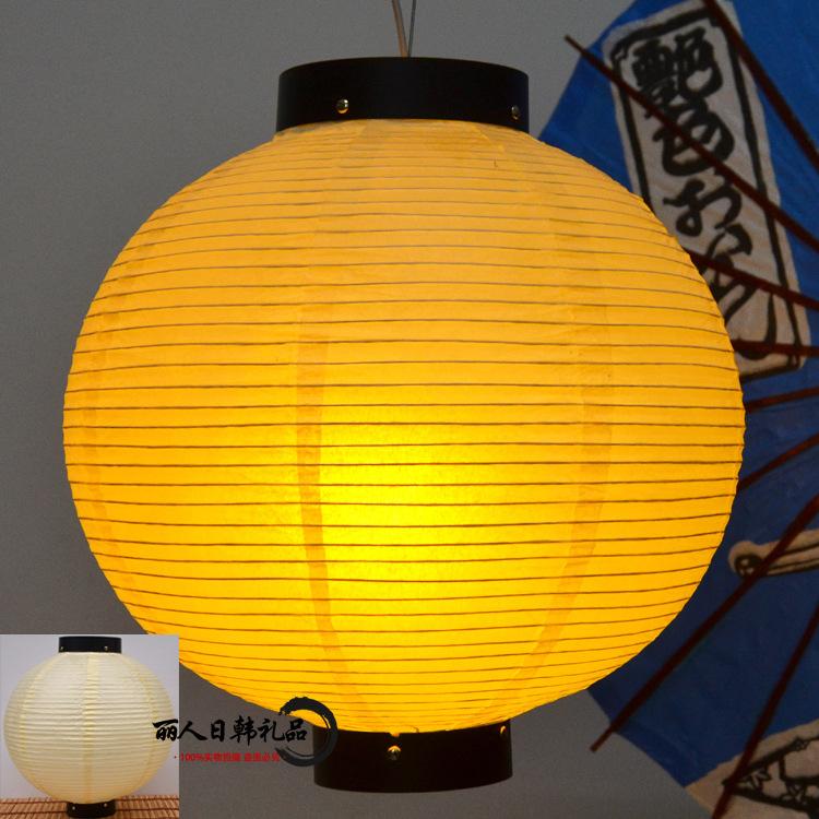 Japanese Sushi Paper Lantern, Korean Cuisine Sashimi Restaurant Advertising Decor