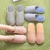 Spring and Autumn Cotton Slippers Four Seasons Winter Women's Indoor Home Cotton Linen Non-slip Linen Home Couple