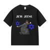 Jew-Jitsu Jewish Judo Karate Funny Meme Print T Shirt Men's Clothing Vintage Oversized T Shirts Fashion High Quality Cotton Tees