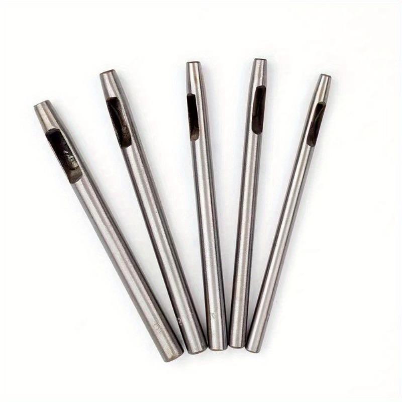 12 /Sets Leather Punching Round Punching Material Punching Hole Opening Diy Manual Leather Goods Punching Tools 0.5-6mm
