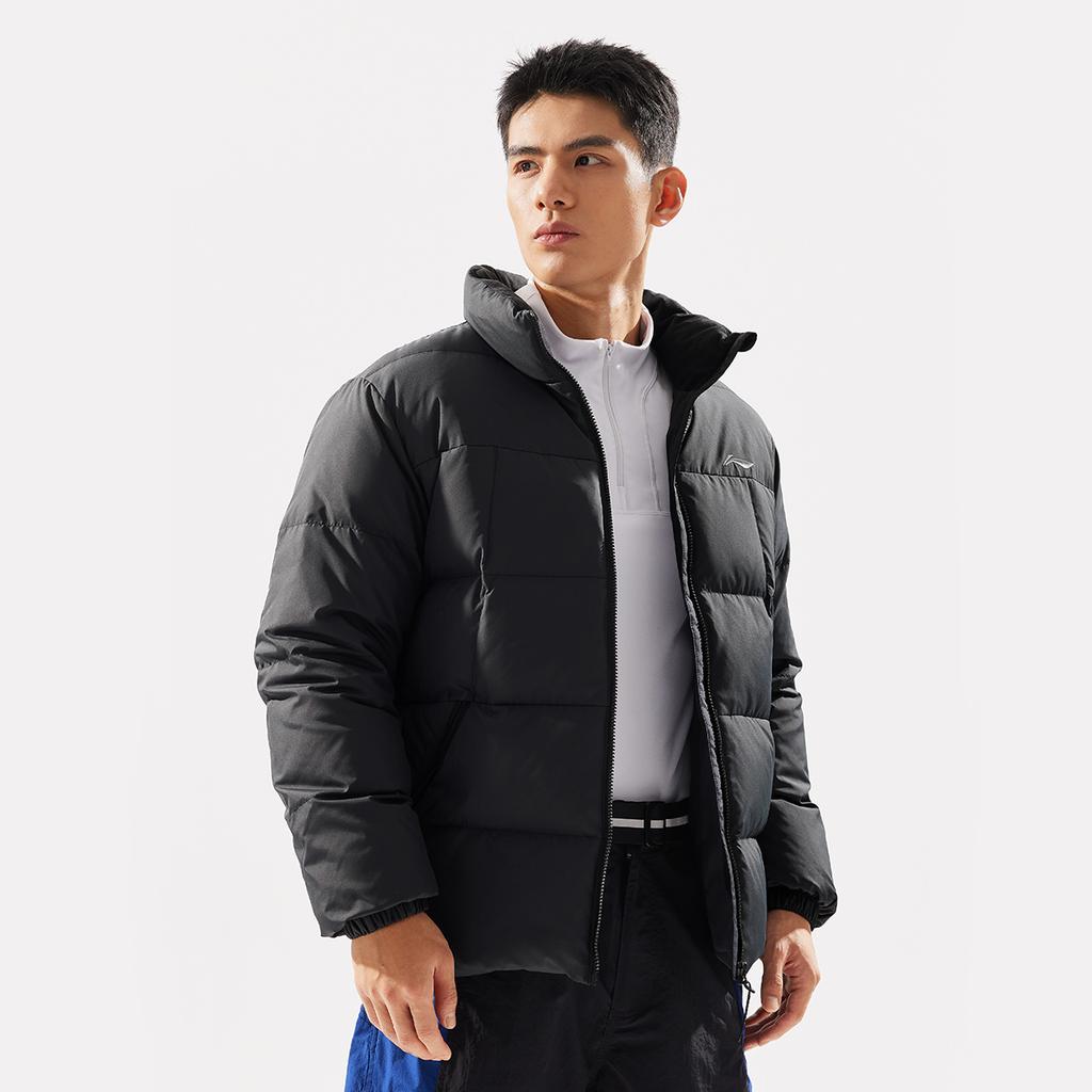 Li Ning Fitness Series Down Jacket Men's Black AYMV769-1