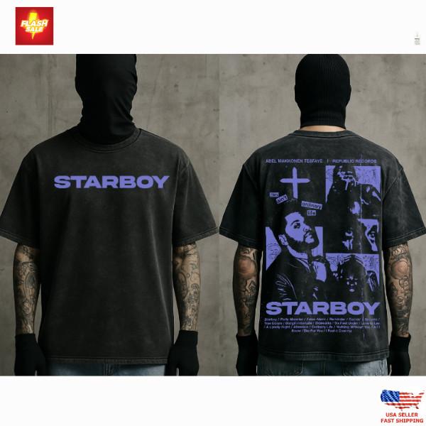 Футболка The Weeknd Starboy Ограниченная серия Loud Legendary Mic Drop Collection Унисекс