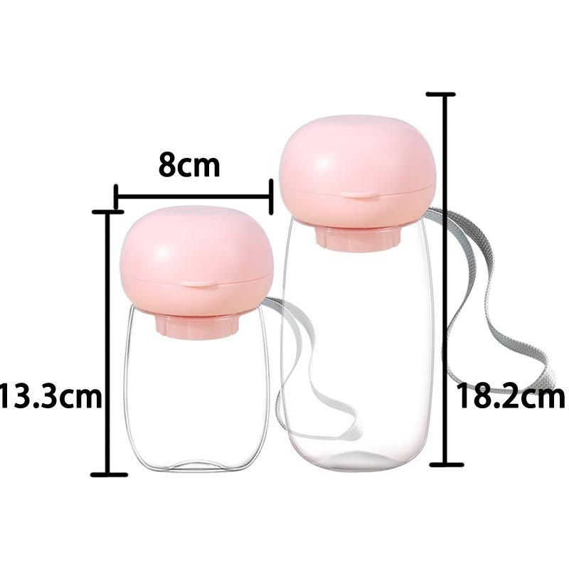 High Temperature Resistance Outdoor Indoor Portable Dog Water Dispenser ABS + PET Material 300/550ml