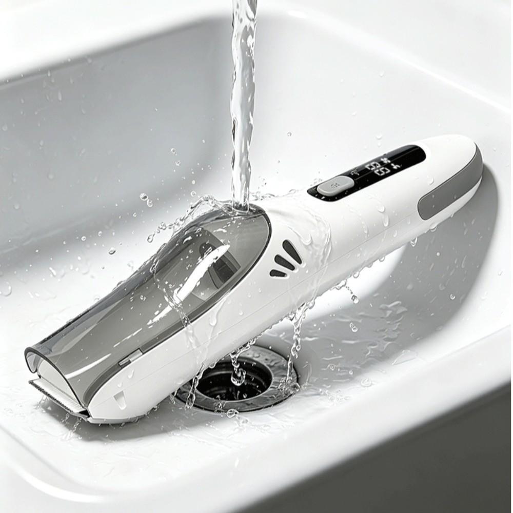 Waterproof Quiet Professional Hair Trimmer Automatic Suction Haircut Kit For Adults & Seniors