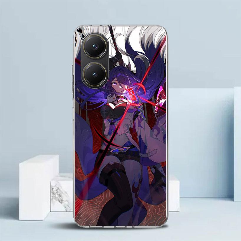Чехол Honkai Star Rail Acheron с мягкой обложкой для Xiaomi Poco F7 Ultra X7 X6 X5 Pro M7, чехол для телефона Redmi 15 15C 13 13C 12 12C 10 10C с принтом