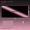 Morandi Black and Pink Gradient Extra-Large Mouse Pad for Esports and Office Desks