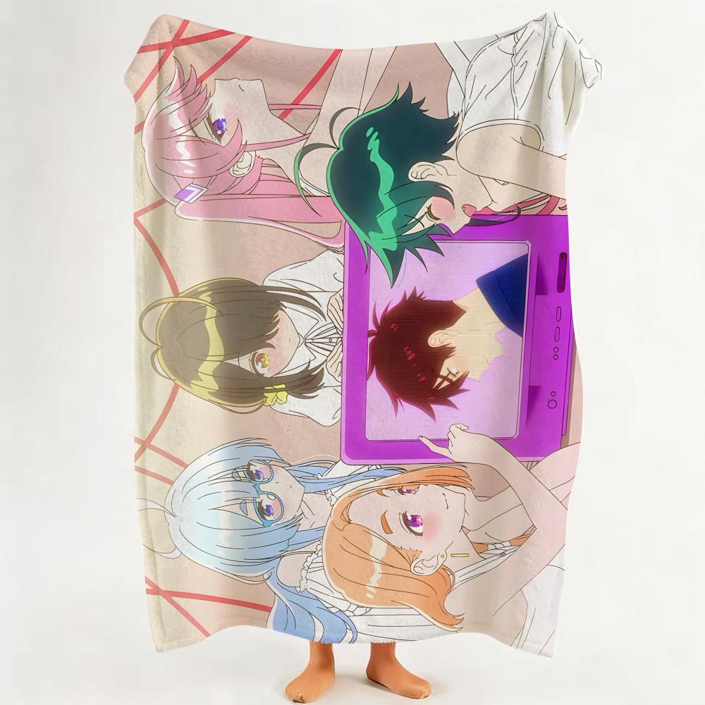 Anime The S Shiunji F Family C Children Flannel Blanket Suitable for Sofa Living Room Bedroom