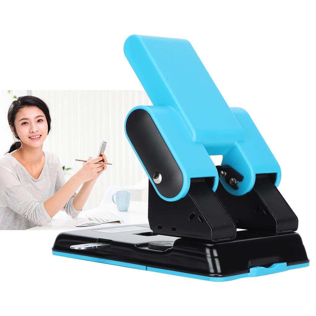 Дырокол с 2 отверстиями, инструмент для изготовления бумаги, регулируемая емкость 70 листов для дома и офиса