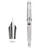 PENBBS 268 Вакуумная Заправка Полностью Прозрачная Перьевая Ручка Смола Иридий EF/F/M Перо Пишущая Подарочная Ручка Канцелярские Товары Канцелярия