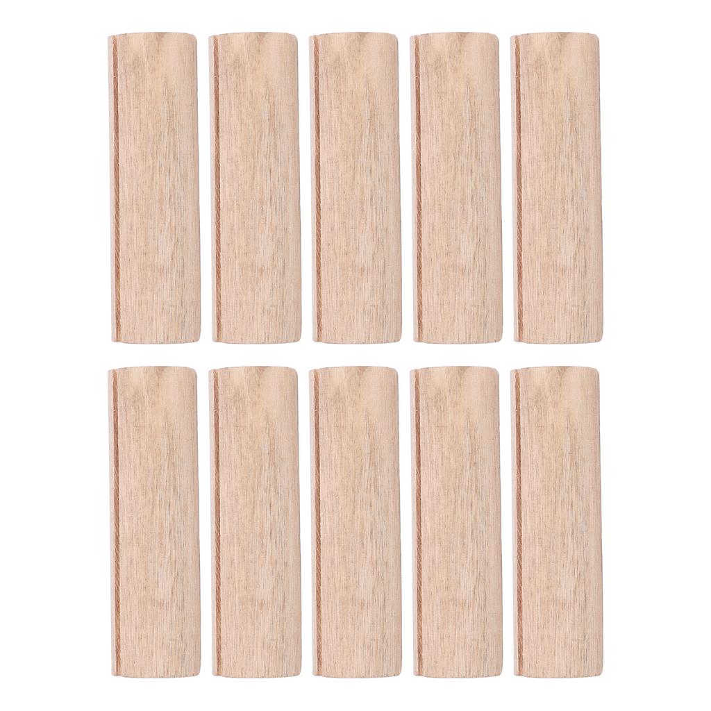 20Pcs Wooden Cards Stand Cylindrical Wood Photo Holder Table Top Display for Party Wedding Decoratio