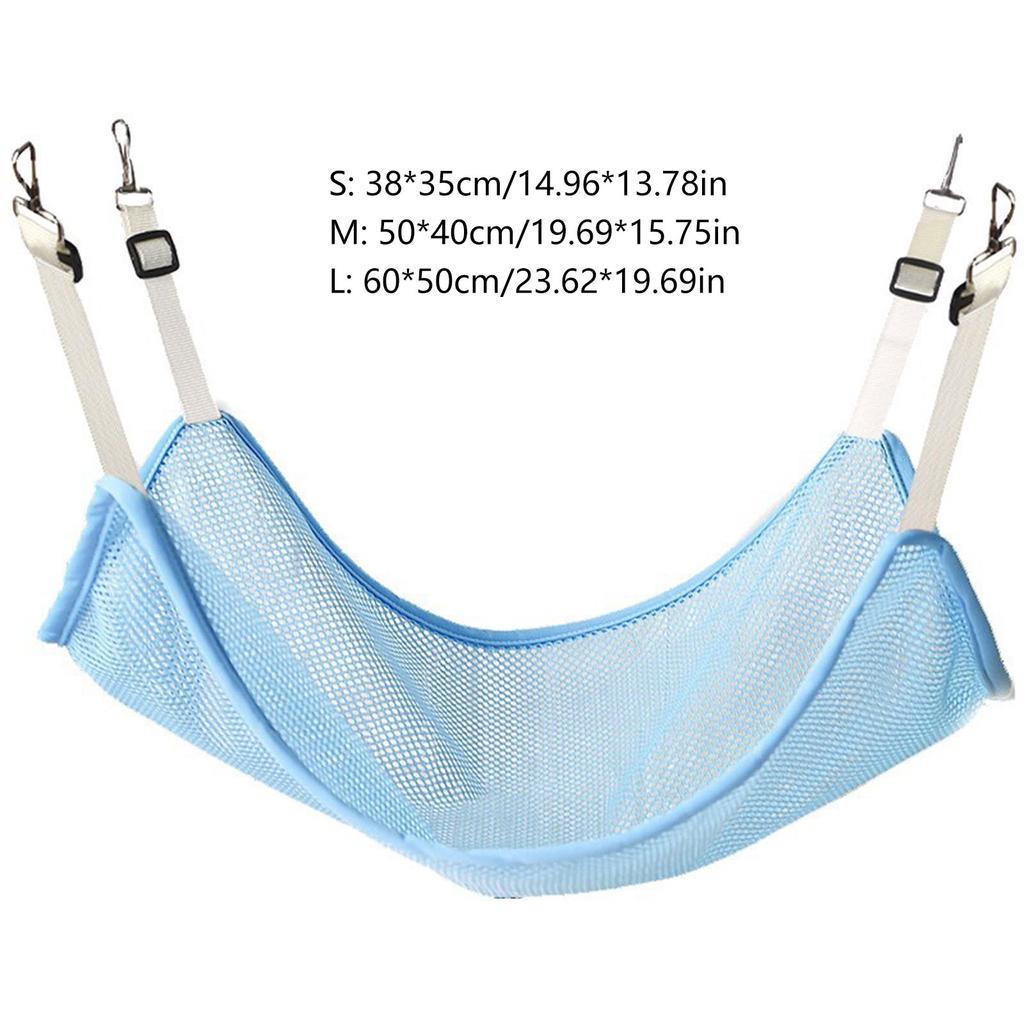 Регулируемый подвесной гамак для кошек, кровать для сна в домашней клетке для кошек, кровать для принятия солнечных ванн, место для отдыха в подвесной клетке